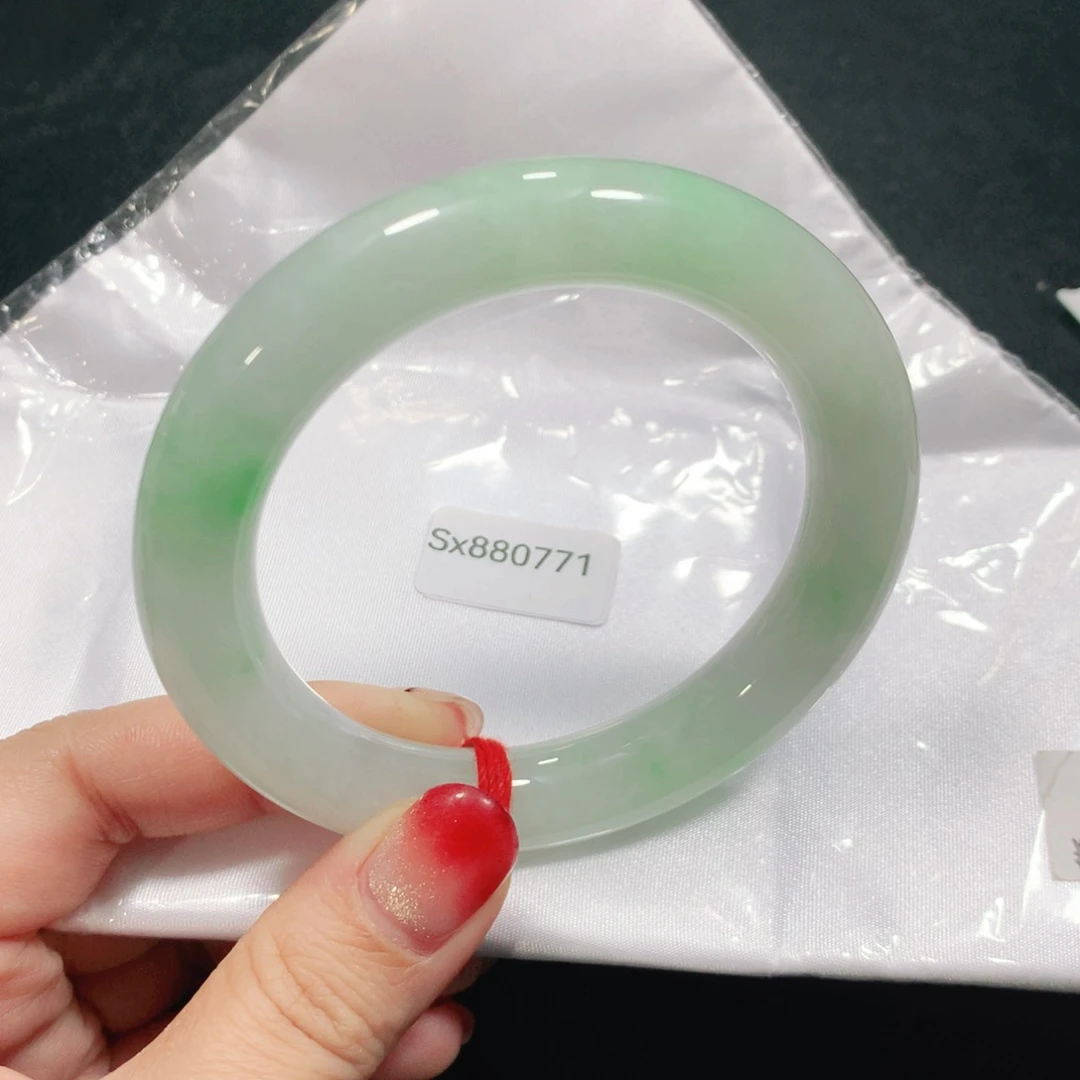 翡翠未镶嵌手镯（圆镯）Sx880771-03