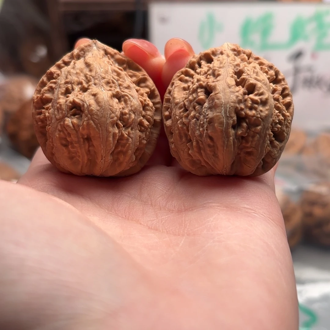 文玩核桃把件小蛙瑕次30