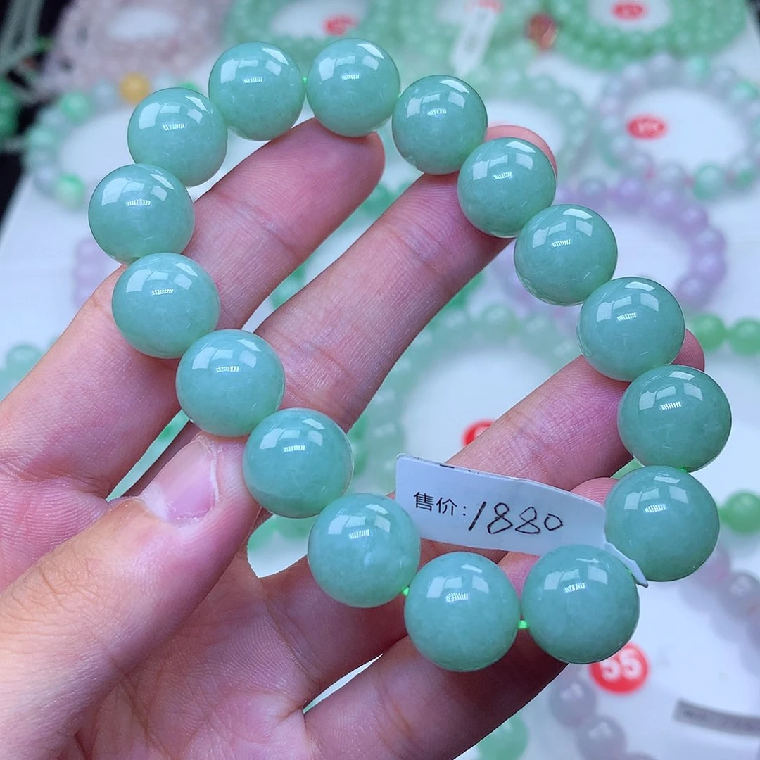 翡翠未镶嵌毛衣链