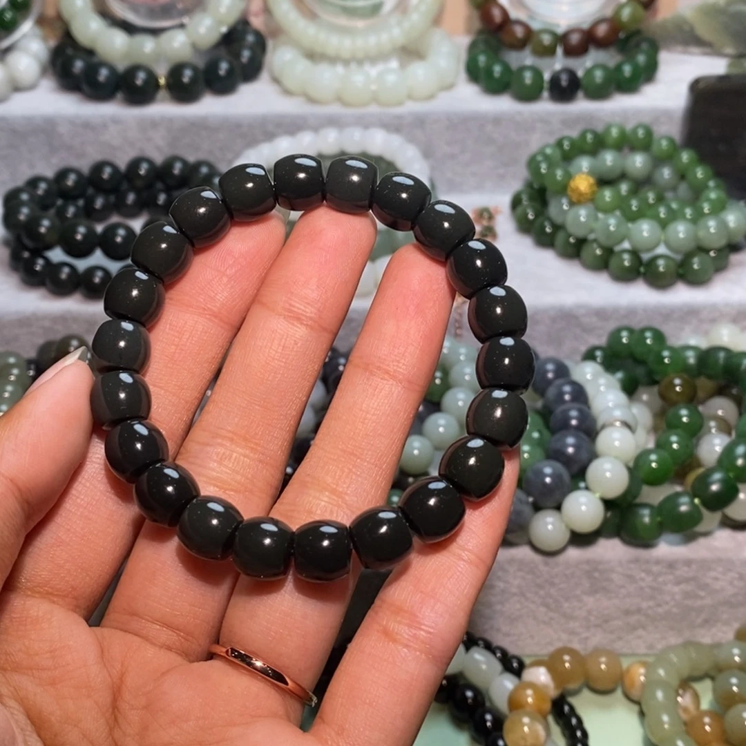 和田玉未镶嵌手串