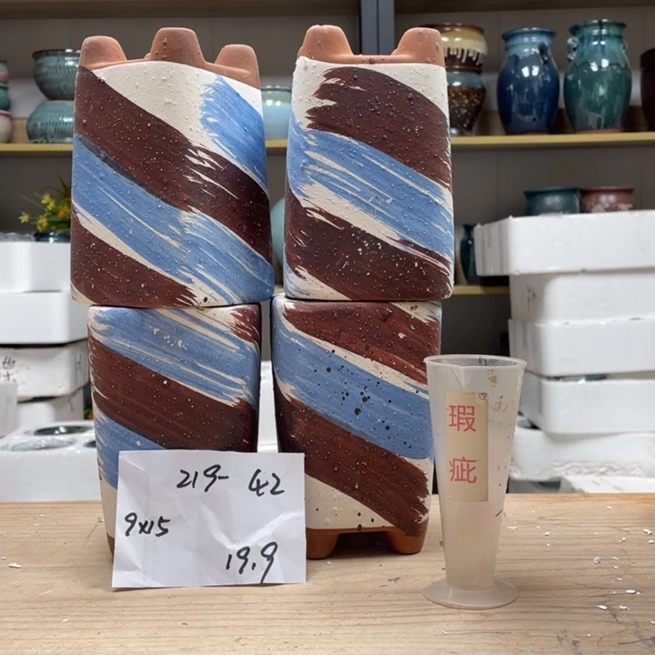 紫砂花盆多肉花盆微瑕42