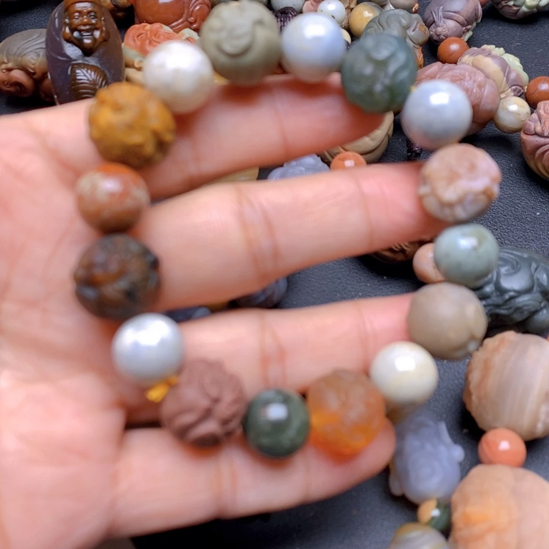 未镶嵌手串玛瑙/玉髓
