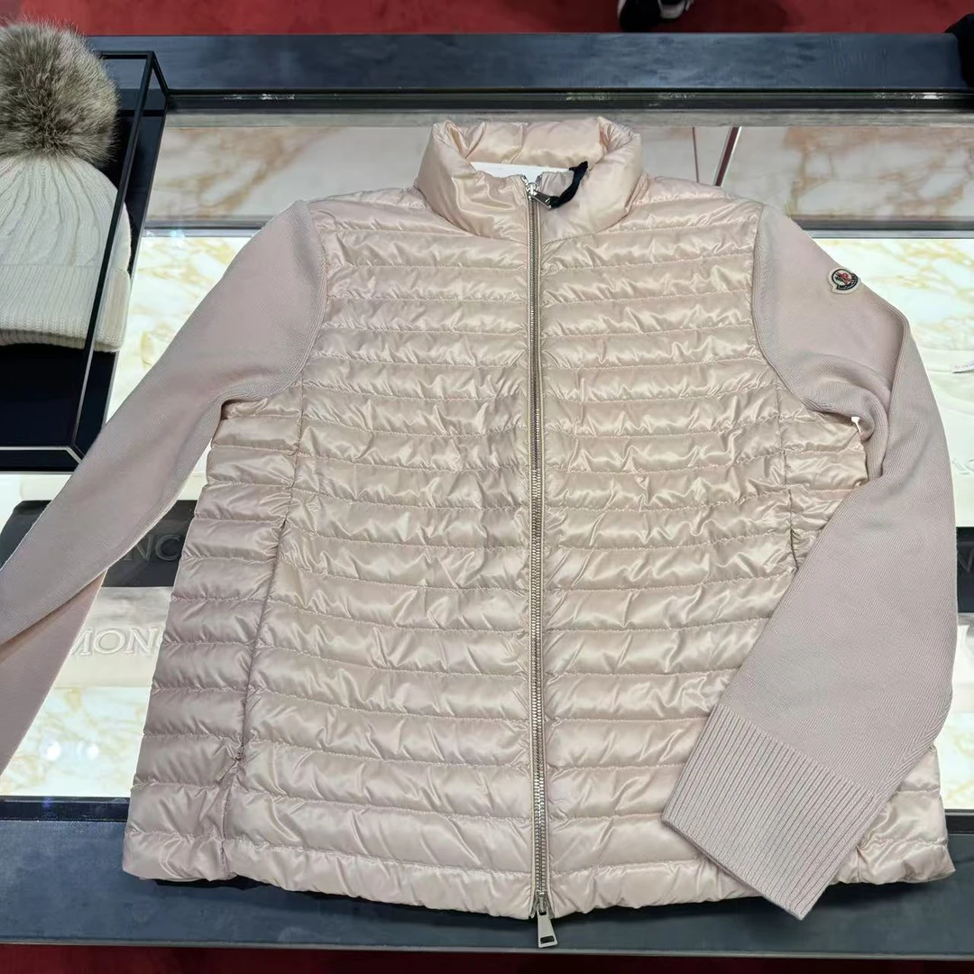 未使用 MONCLER 盟可睐/GG/女士针织拼接款羽绒服CARDIGAN