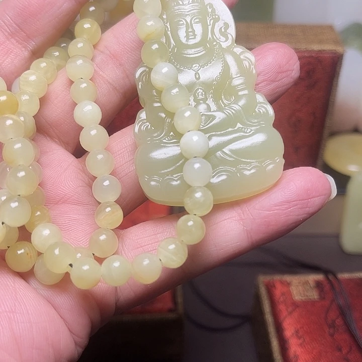 美***天和田玉未镶嵌颈饰