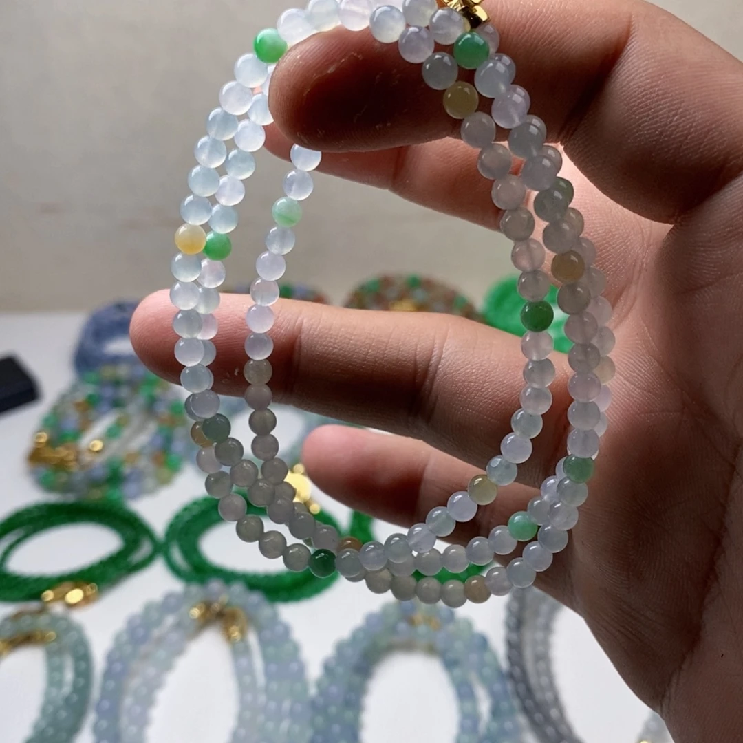 定制翡翠未镶嵌缅甸翡翠a货卡4.2