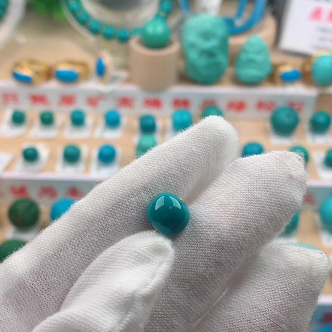 绿松石未镶嵌配饰8.3-7.3