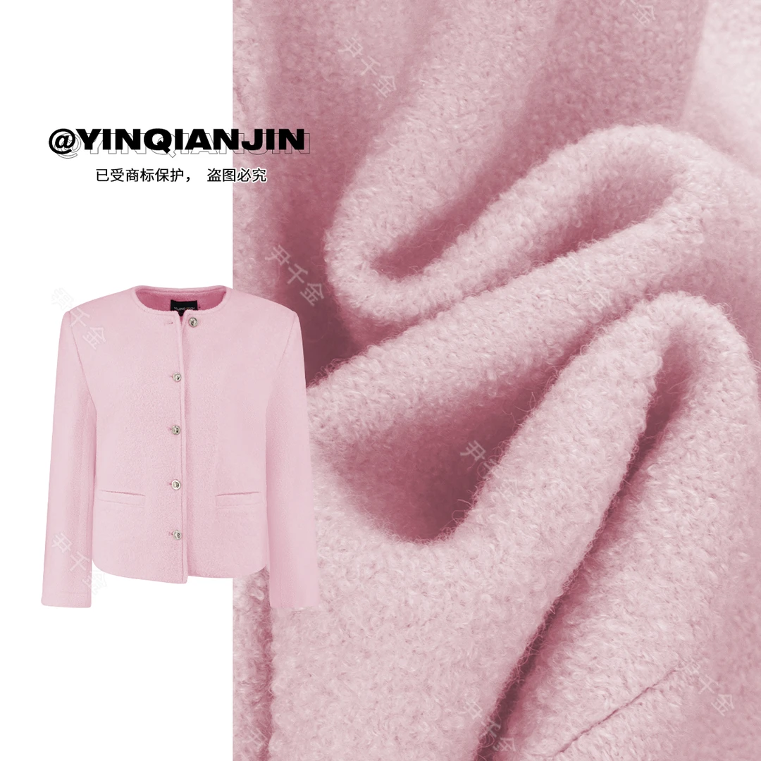 尹千金童童【千金归来】春款yc设计高级感羊毛毛呢小香外套 W240369