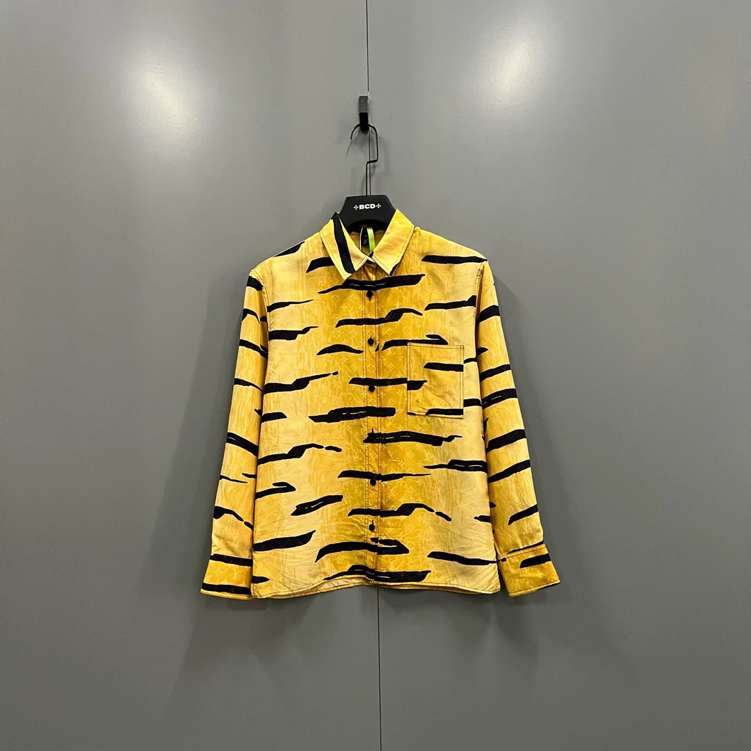 99新 LouisVuitton/路易威登 (ll) 虎纹老花衬衫 34码/610837