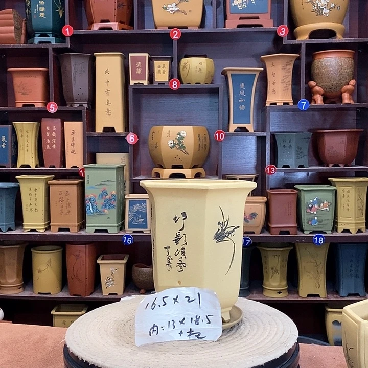 紫砂花盆紫砂花盆