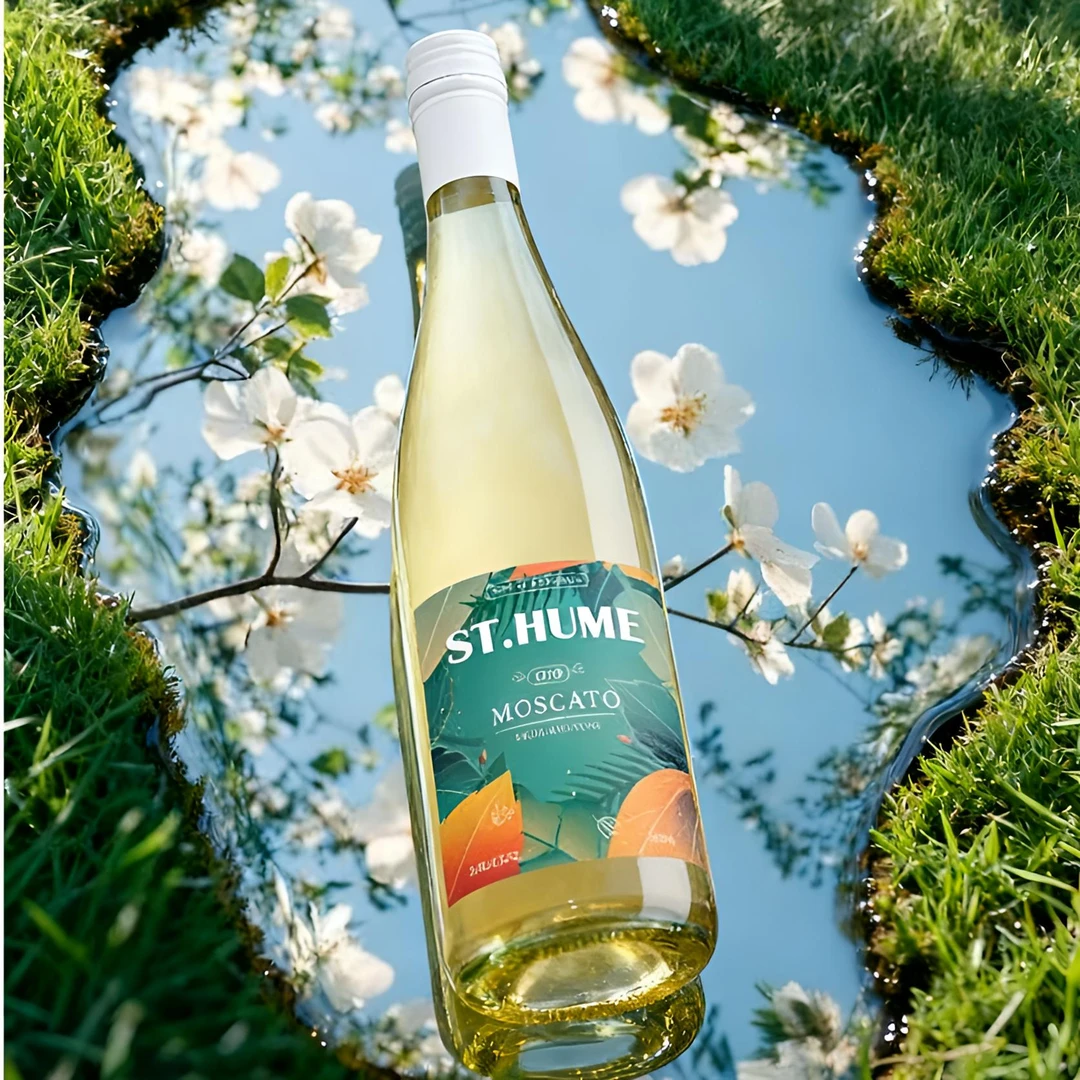 澳洲圣穆莫斯卡托葡萄酒气泡清爽细腻酒庄莫斯卡托甜白葡萄酒
