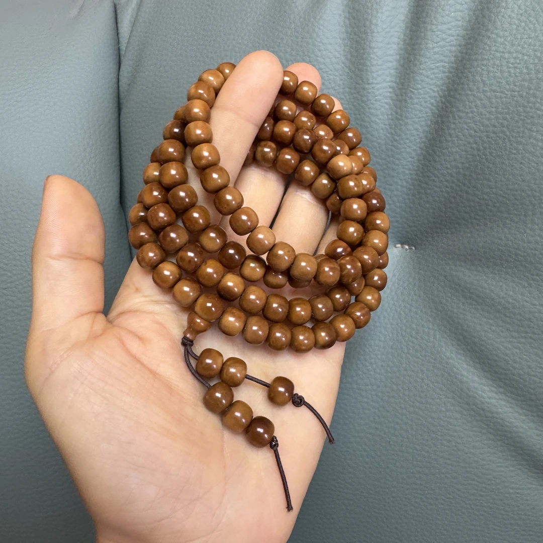 库克老型珠8mm素串108珠少粽线