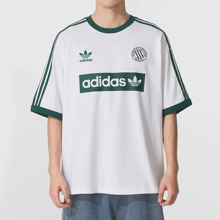 adidas/阿迪达斯三叶草男商场同款时尚纯棉运动短袖圆领T恤KC2602