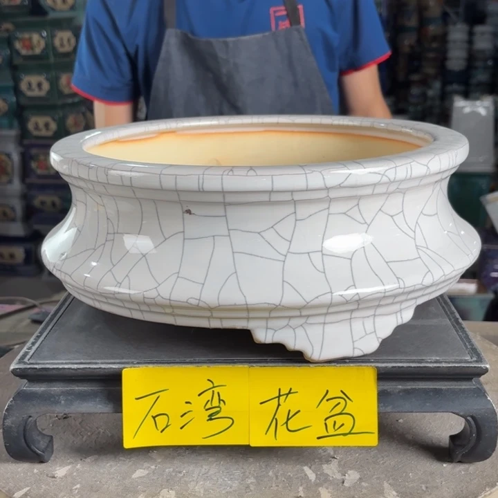 一风堂石湾花盆 内26*9微瑕