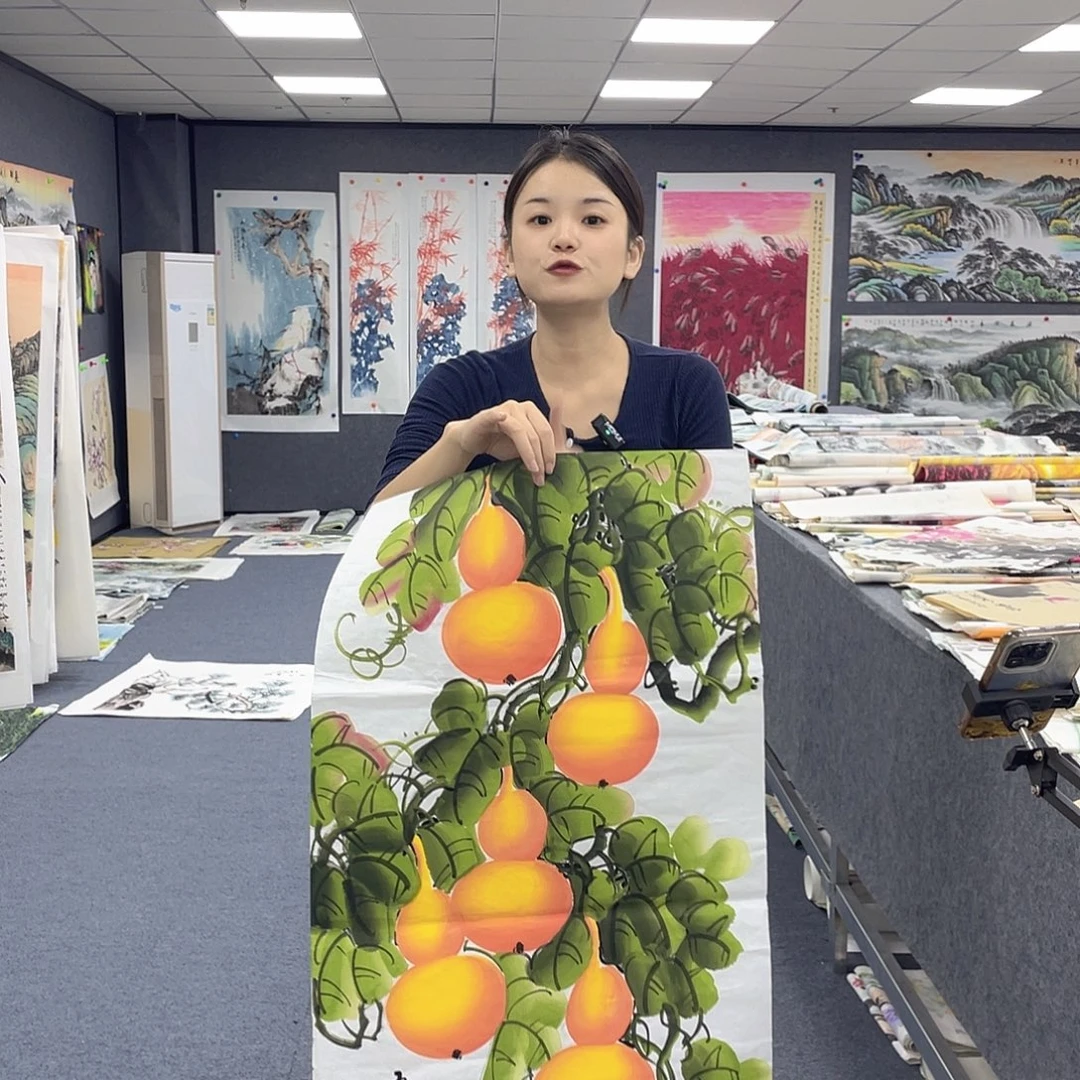 国画作品小姐姐放漏…