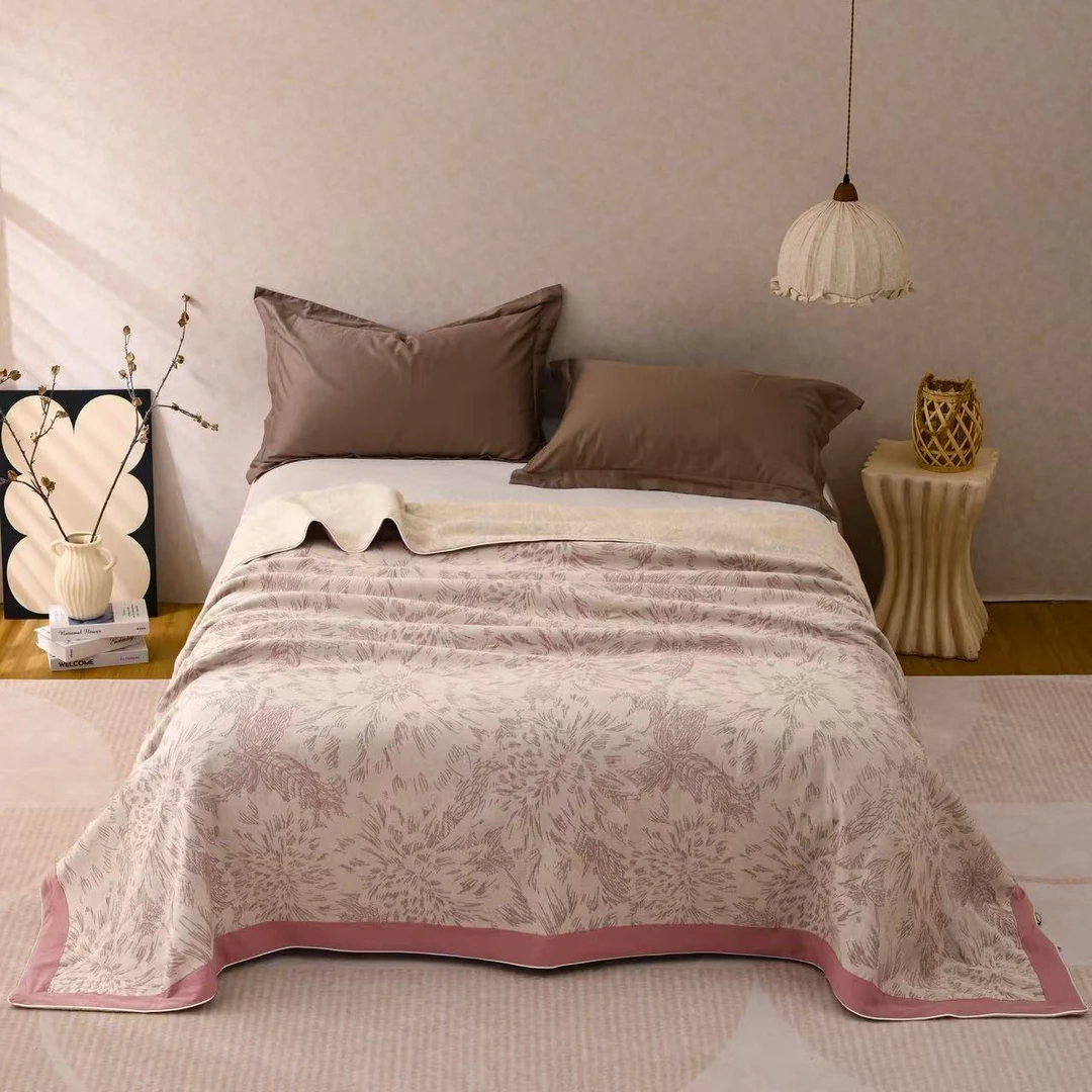 【盛世牡丹-紫】230*250cm私人订制本色汉麻工艺毯