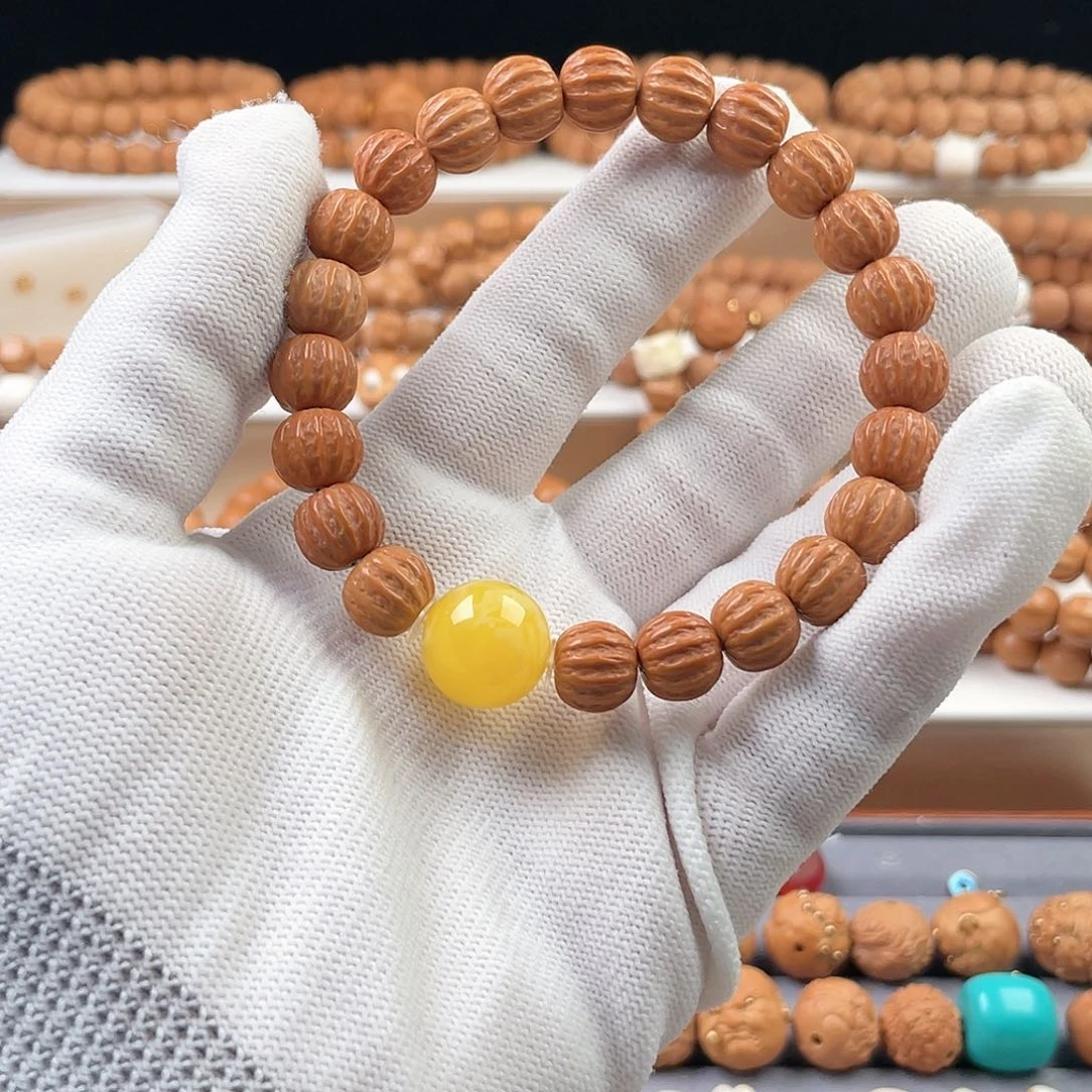 猴头核桃手串默*?八楞