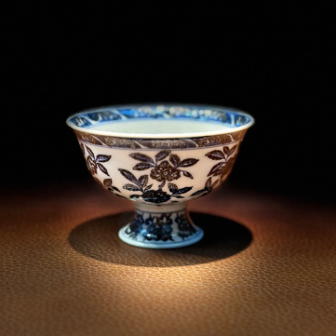 仿明三多杯高足主人杯 使用容量90cc左右 手工有差异