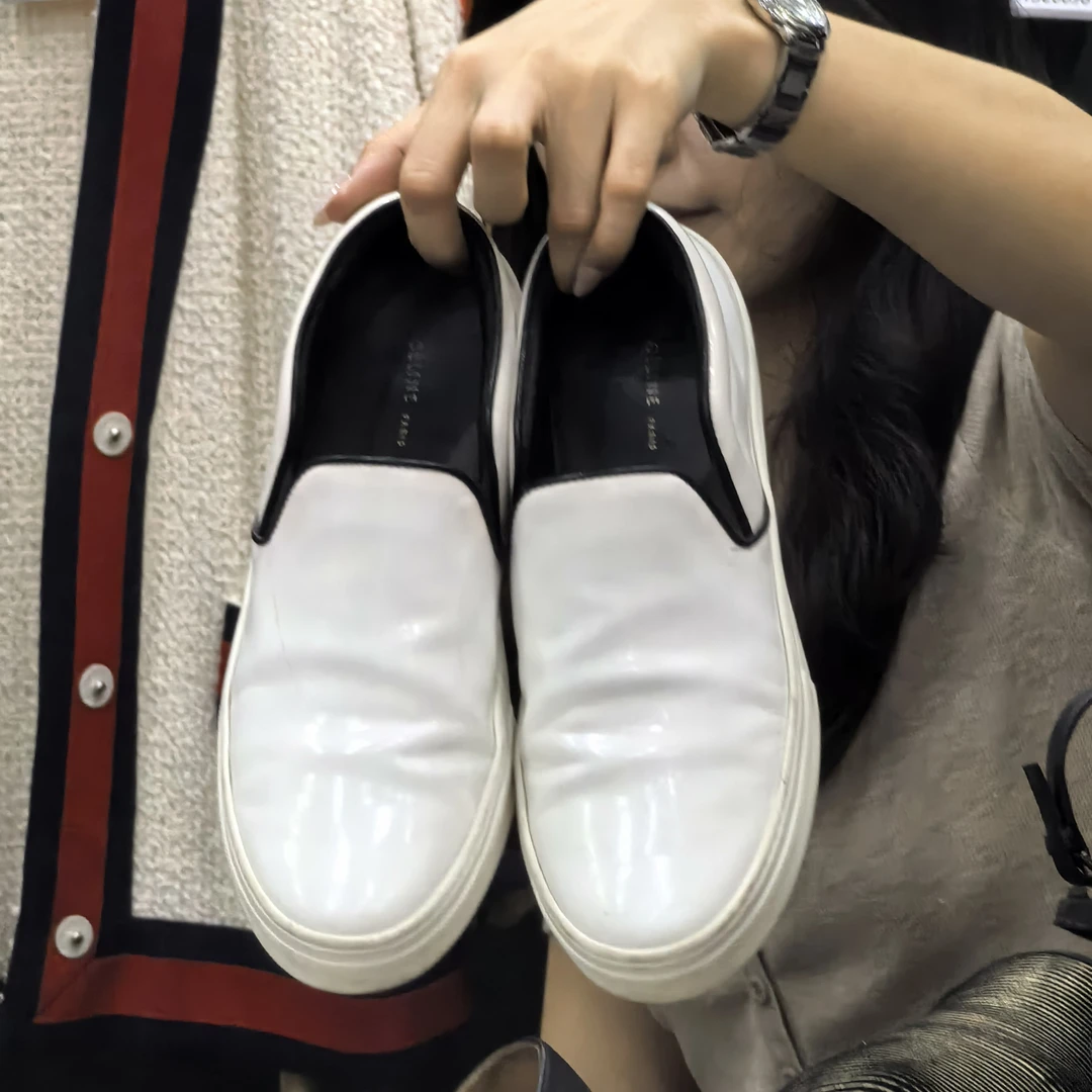 95新 Alexander McQueen/亚历山大·麦昆 cline平底鞋不退换