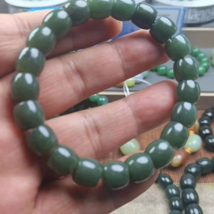 和田玉未镶嵌手链