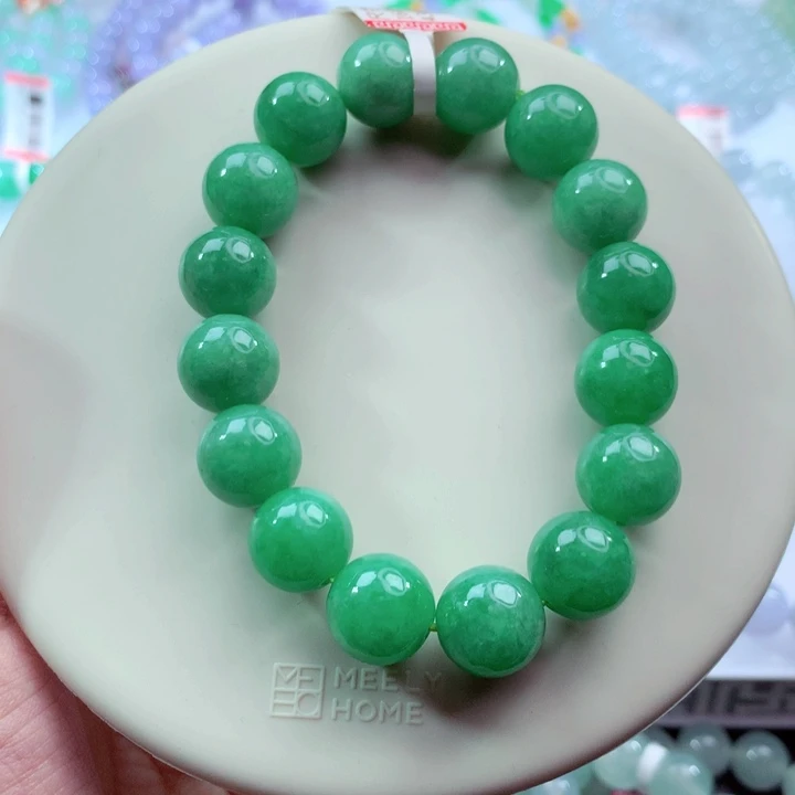 翡翠未镶嵌手链卡12.4