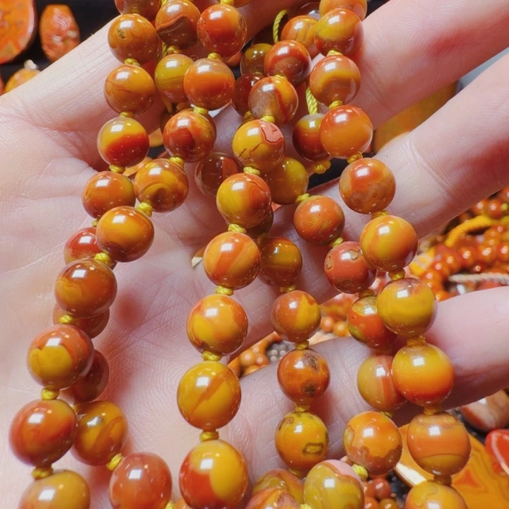 阿***哥玛瑙/玉髓未镶嵌套链