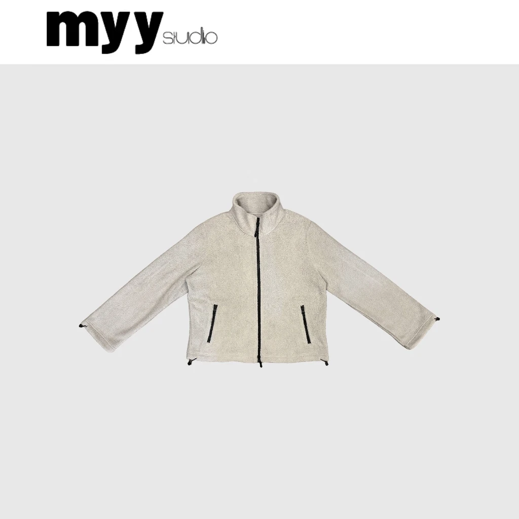 雨小琪“阿尔卑斯 ”摇粒绒卫衣外套户外休闲双面连帽保暖