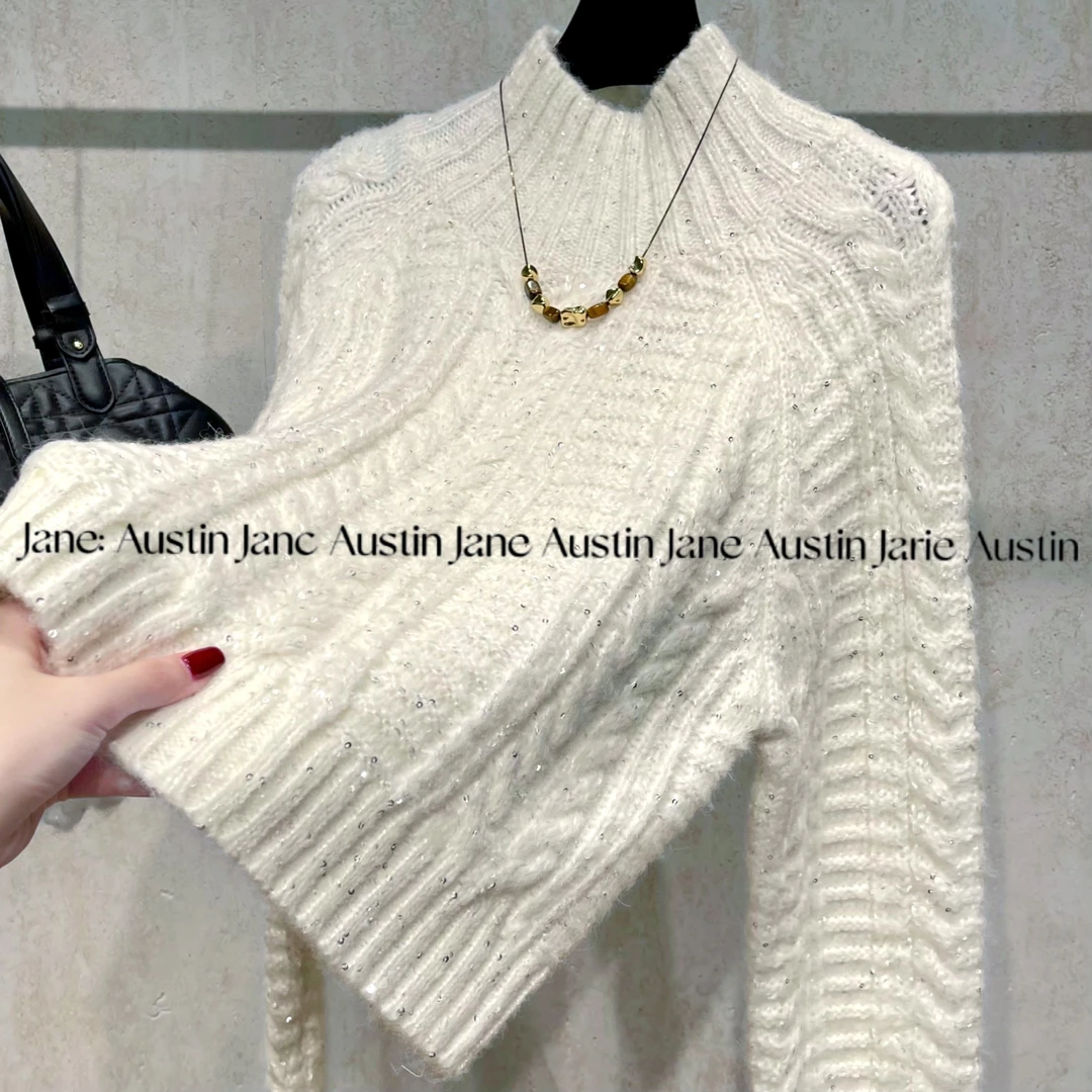 Jane Austin 14组（琥珀秋·白）2025新款秋冬气质休闲百搭显瘦长袖