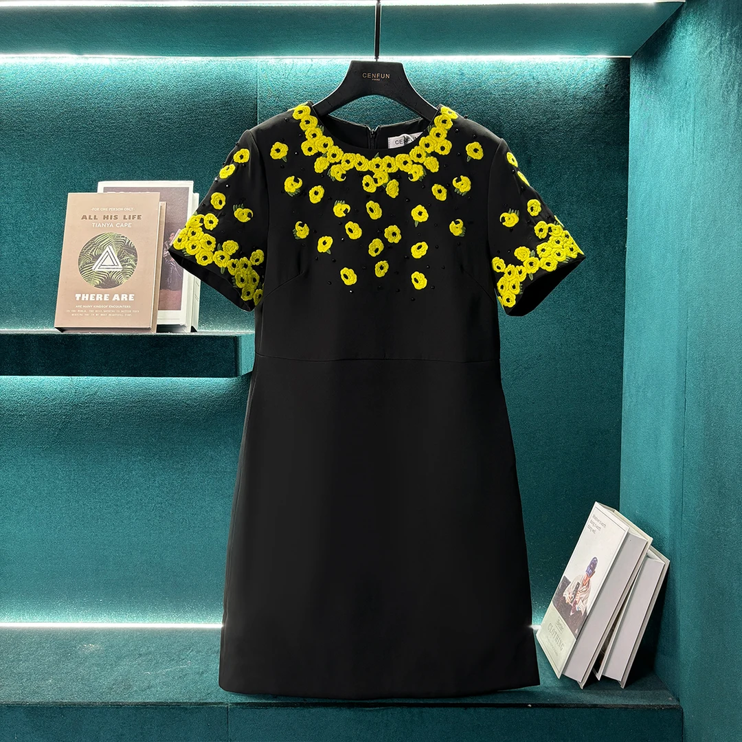 283时尚百搭气质显瘦高级好看温柔连衣裙E021113