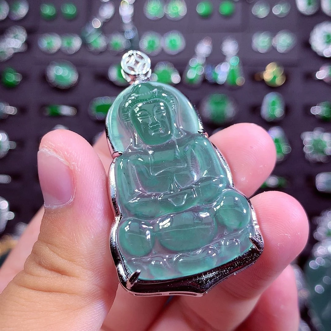 颈饰未镶嵌翡翠挂件