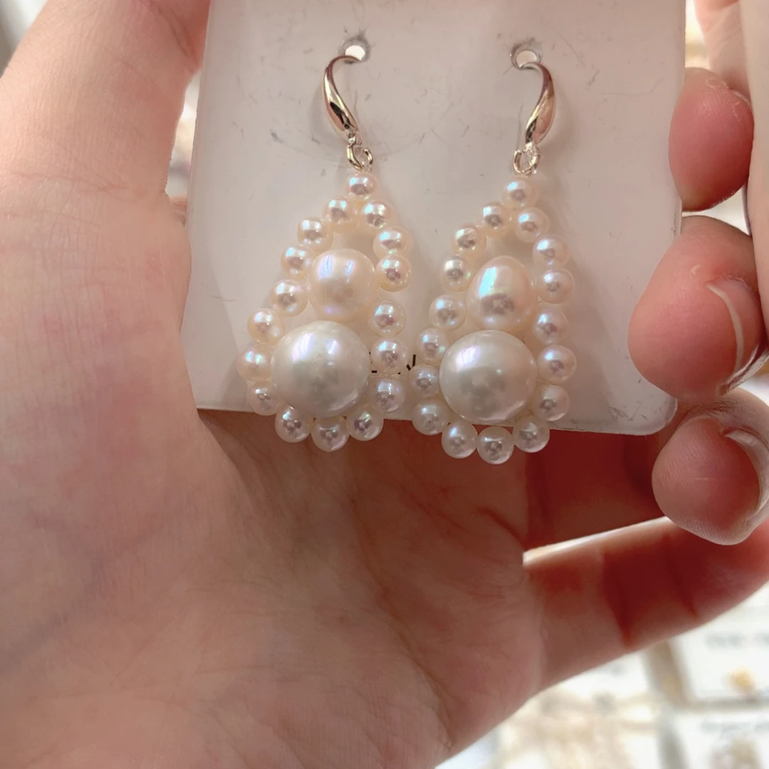 颈饰合金淡水珍珠