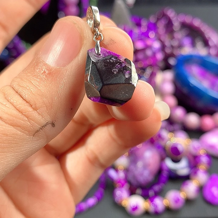 苏纪石（舒俱来）吊坠银S925镶嵌