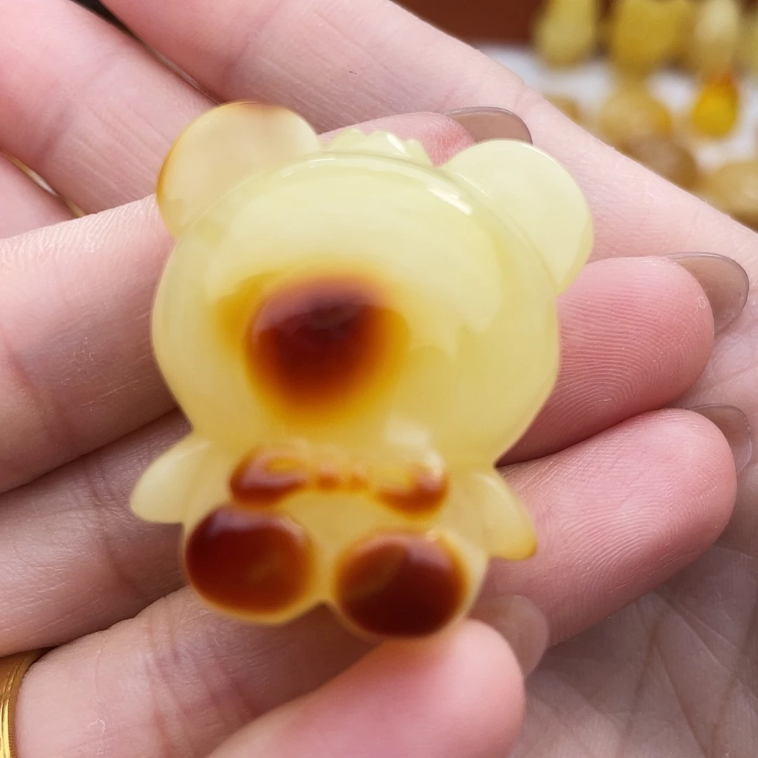 琥珀吊坠(不含链)未镶嵌
