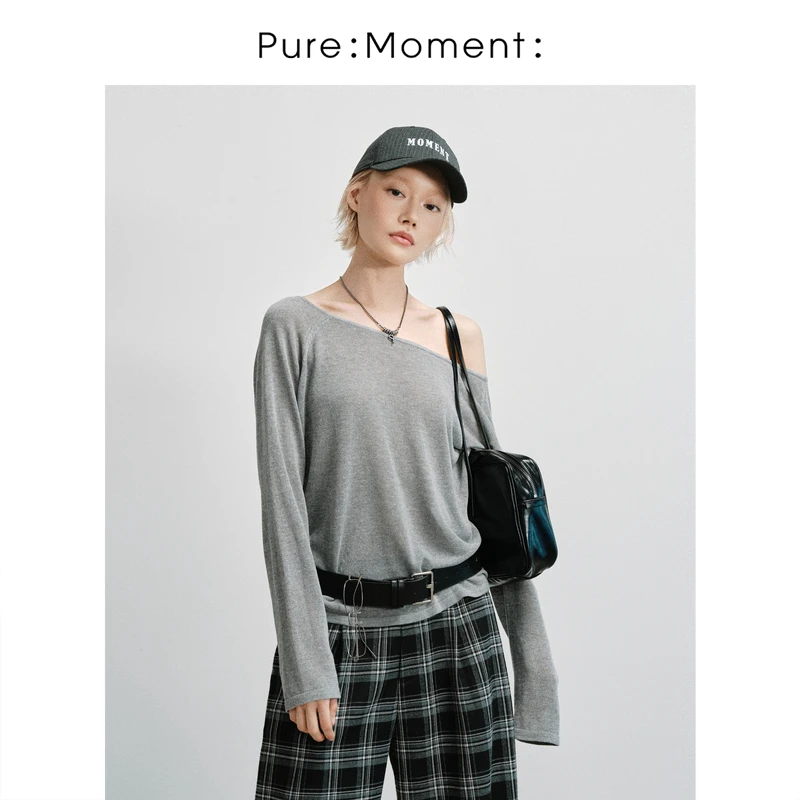 小麦檬Pure:Moment:25夏季新款轻薄针织衫商场同款4G4130831