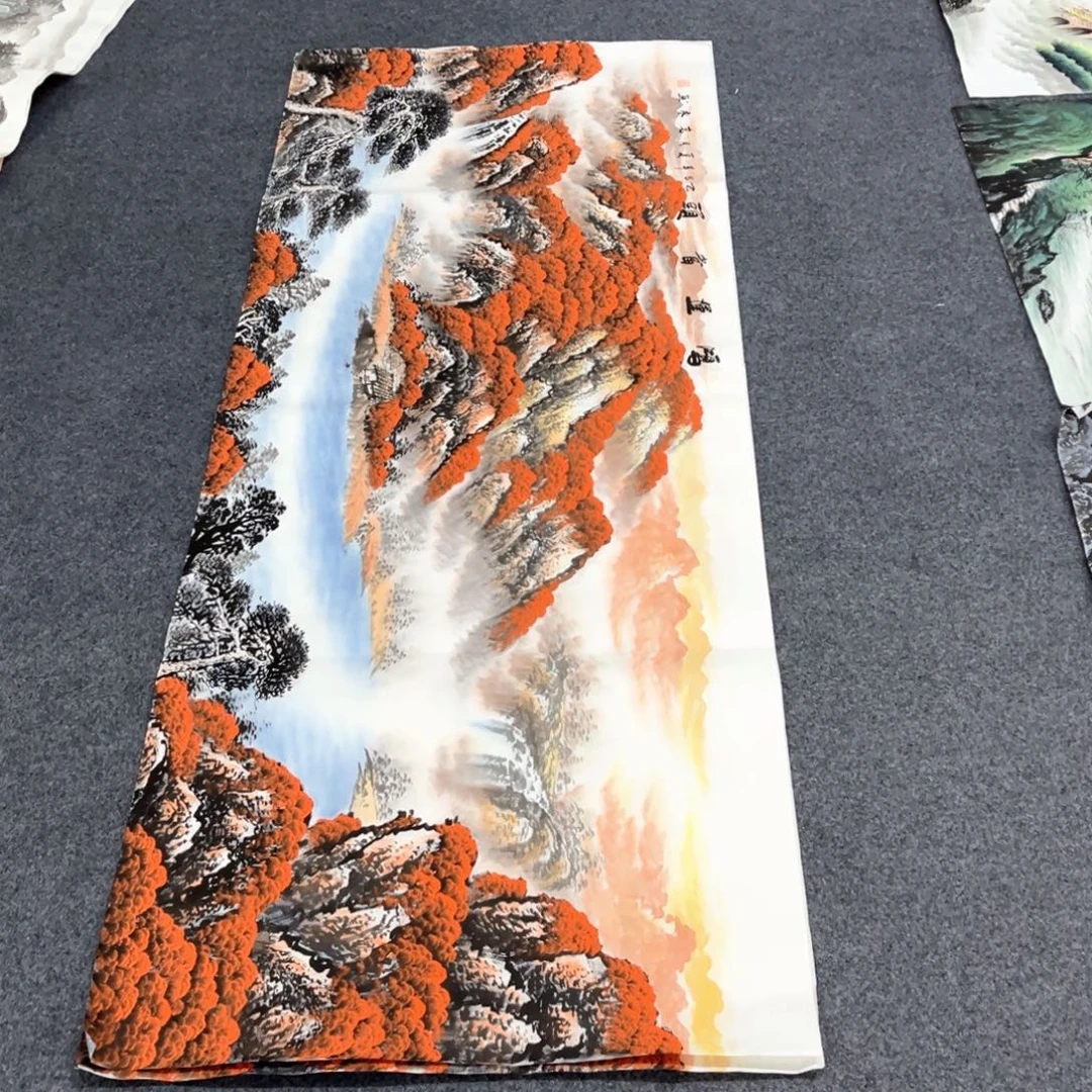 国画国画作品老师手绘