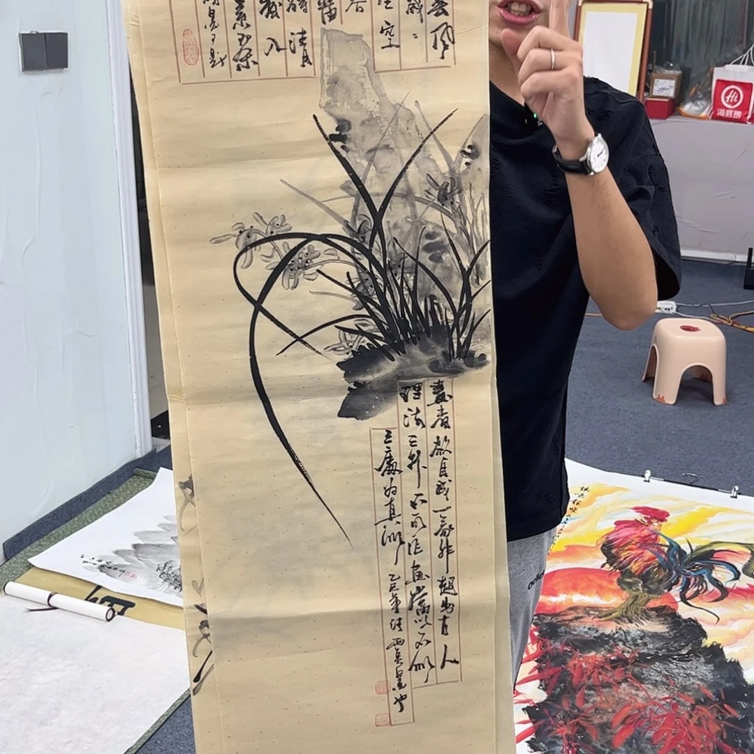 国画纯手绘国画宣纸作品