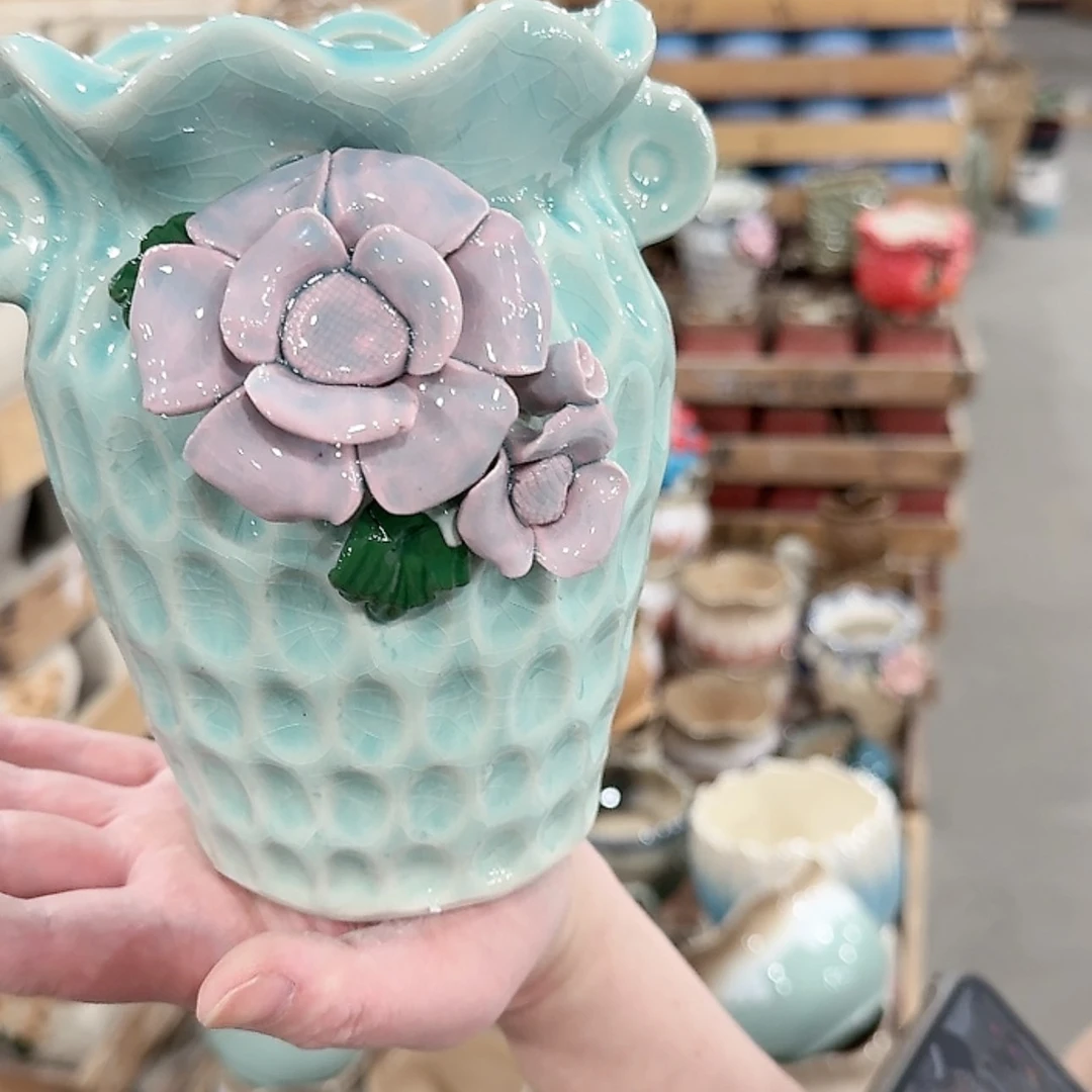 【闪购商品】陶瓷陶瓷多肉花盆有孔