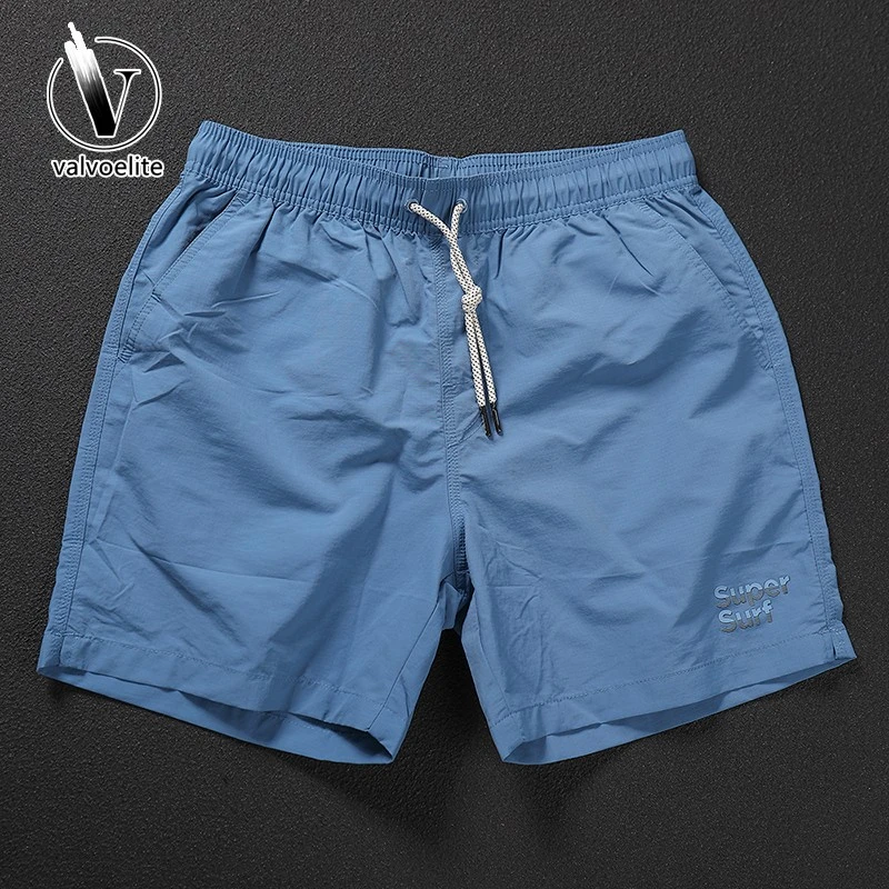 VALVOELITE新款格纹短裤男运动速干透气四分裤夏夏季速干冲锋裤