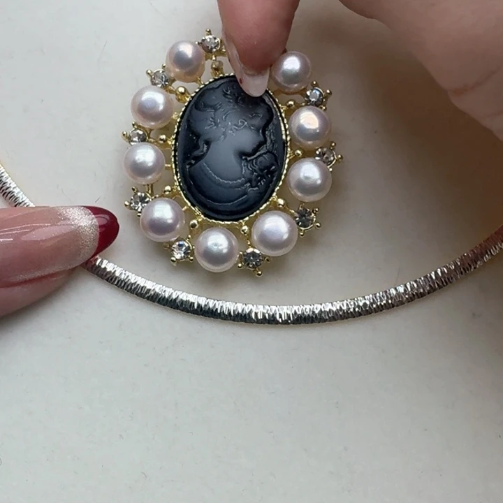 淡水珍珠颈饰未镶嵌