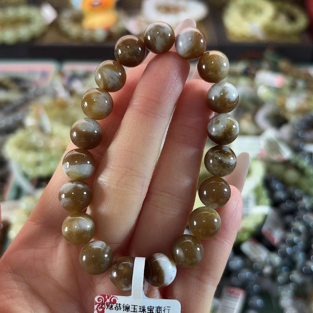 和田玉未镶嵌手链95