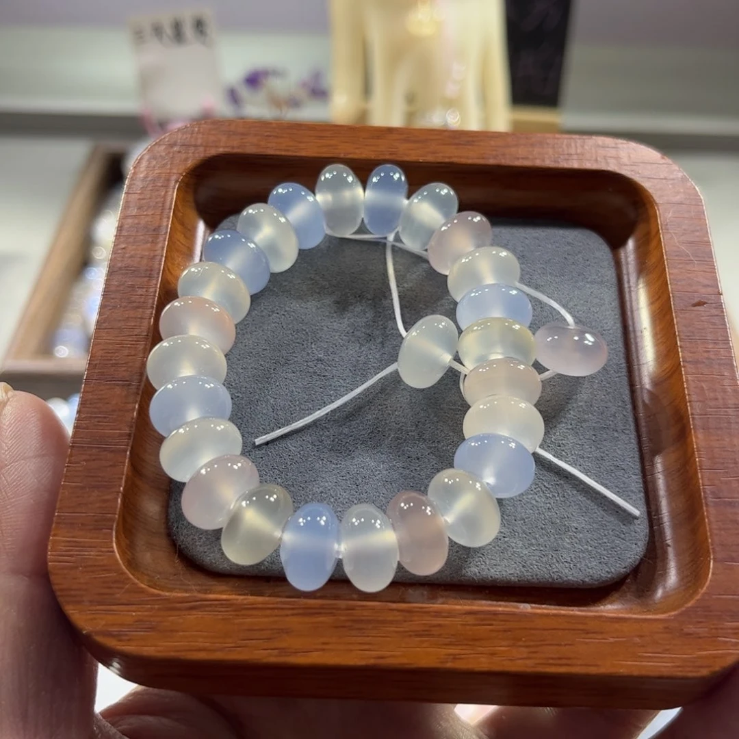 玛瑙/玉髓手链未镶嵌想*桃