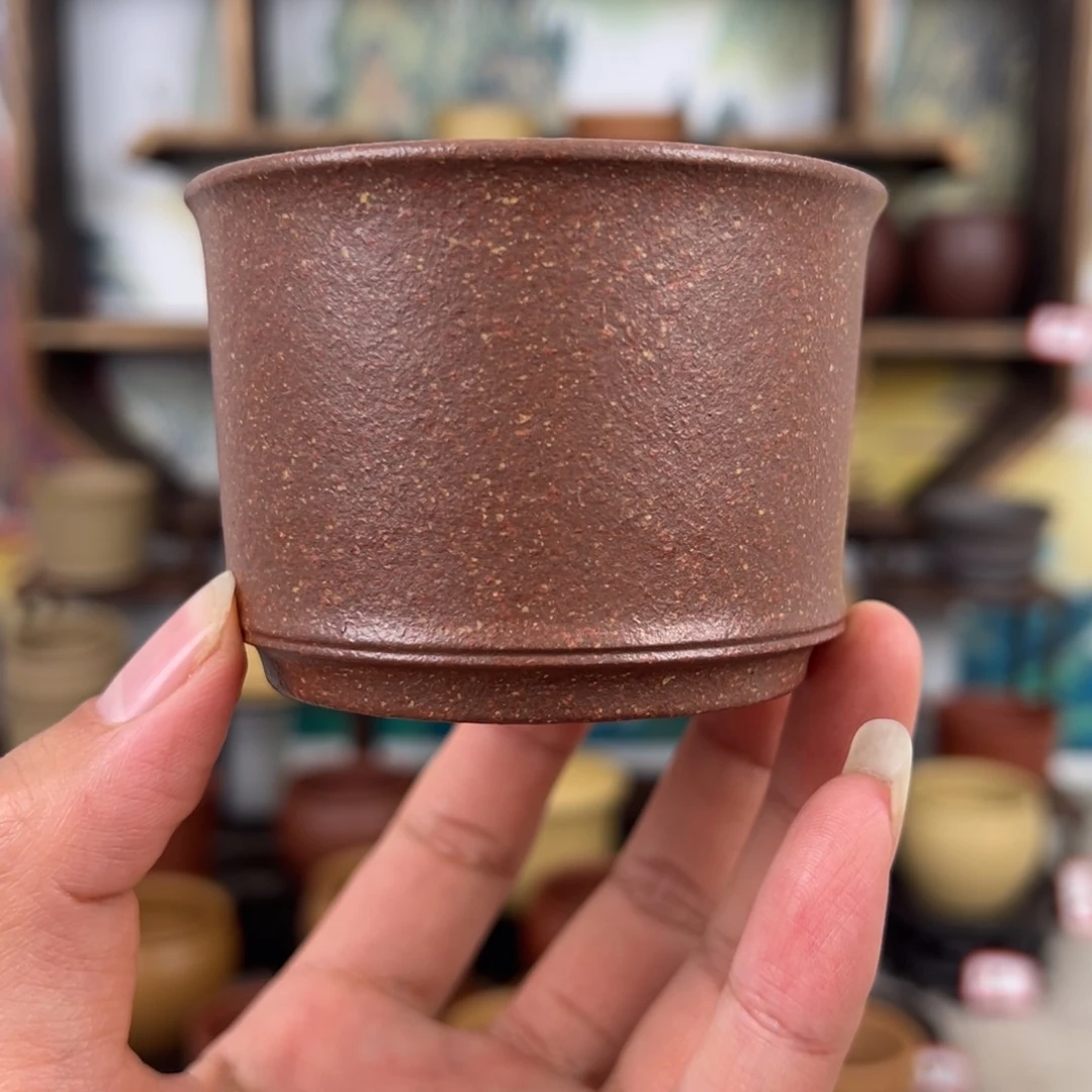 紫砂茶杯拙器甄选，纯原本矿。