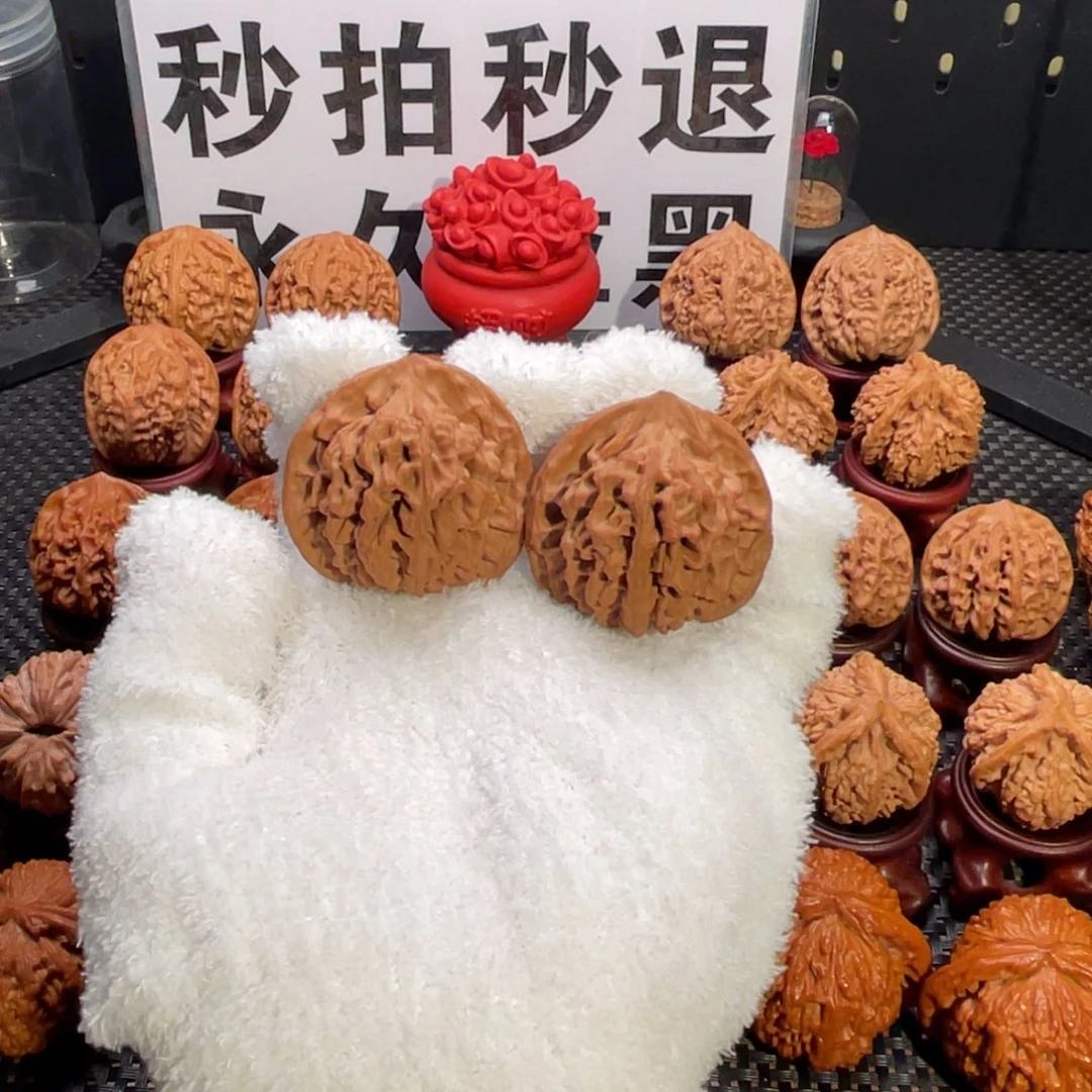 吊坠文玩核桃全品秦闷41尺