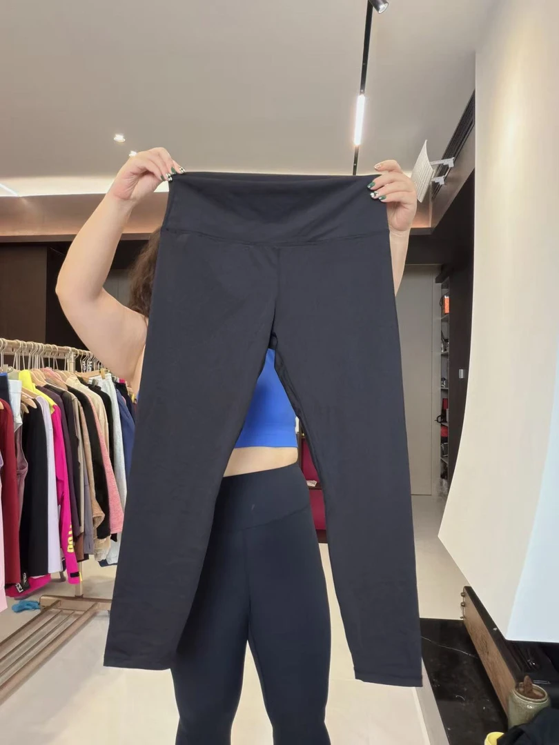 （断码特价）大码裸感高腰修身九分裤