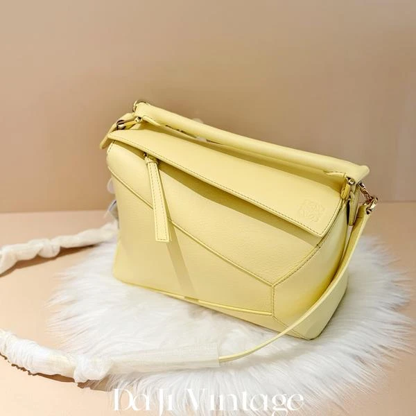 大吉中古/Loewe罗意威小鸡黄puzzle小号斜挎包