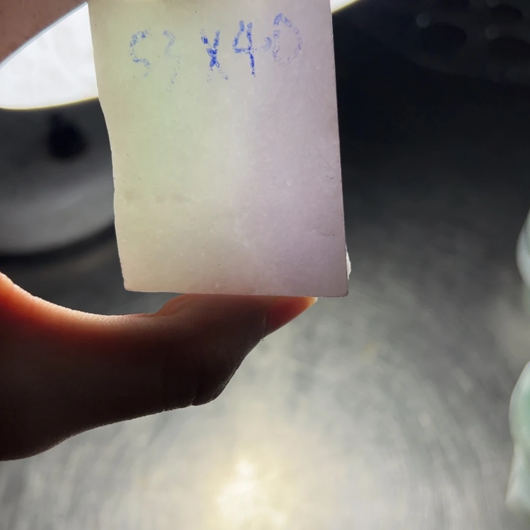 未镶嵌定制翡翠淡春彩