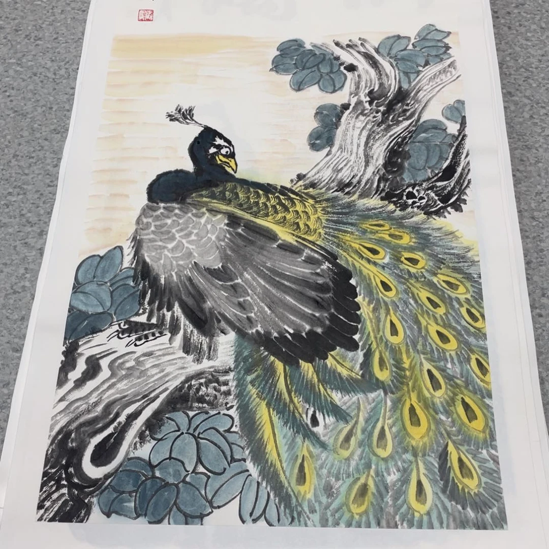 国画2平尺国画作品