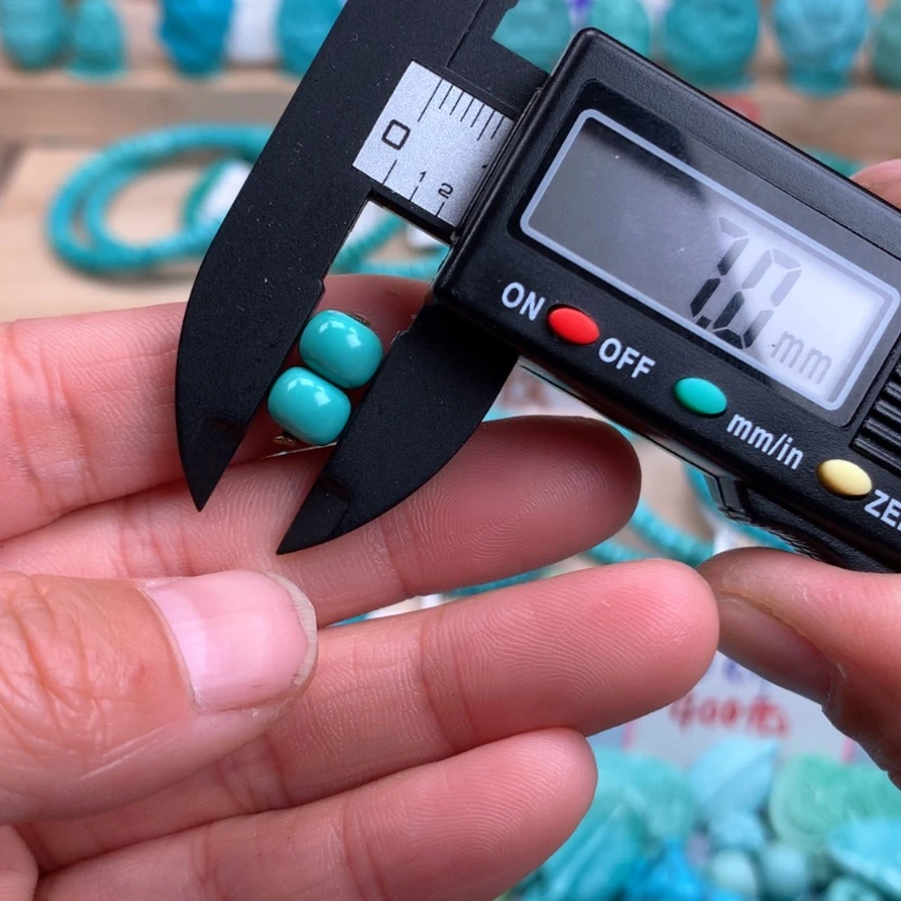 【闪购商品】绿松石老型珠未镶嵌