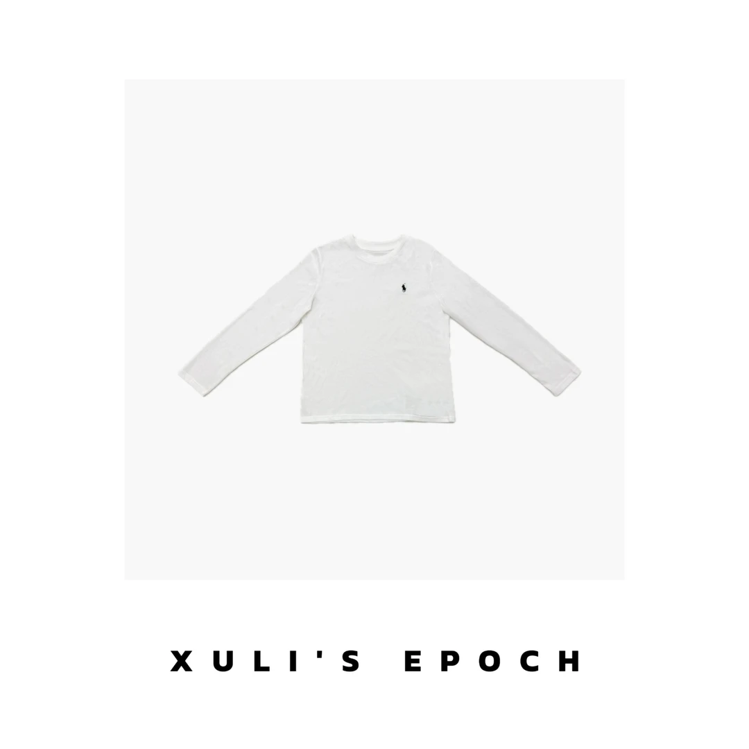 XULI'S EPOCH极简小马刺绣净色长袖T恤·早秋限定·921-2149