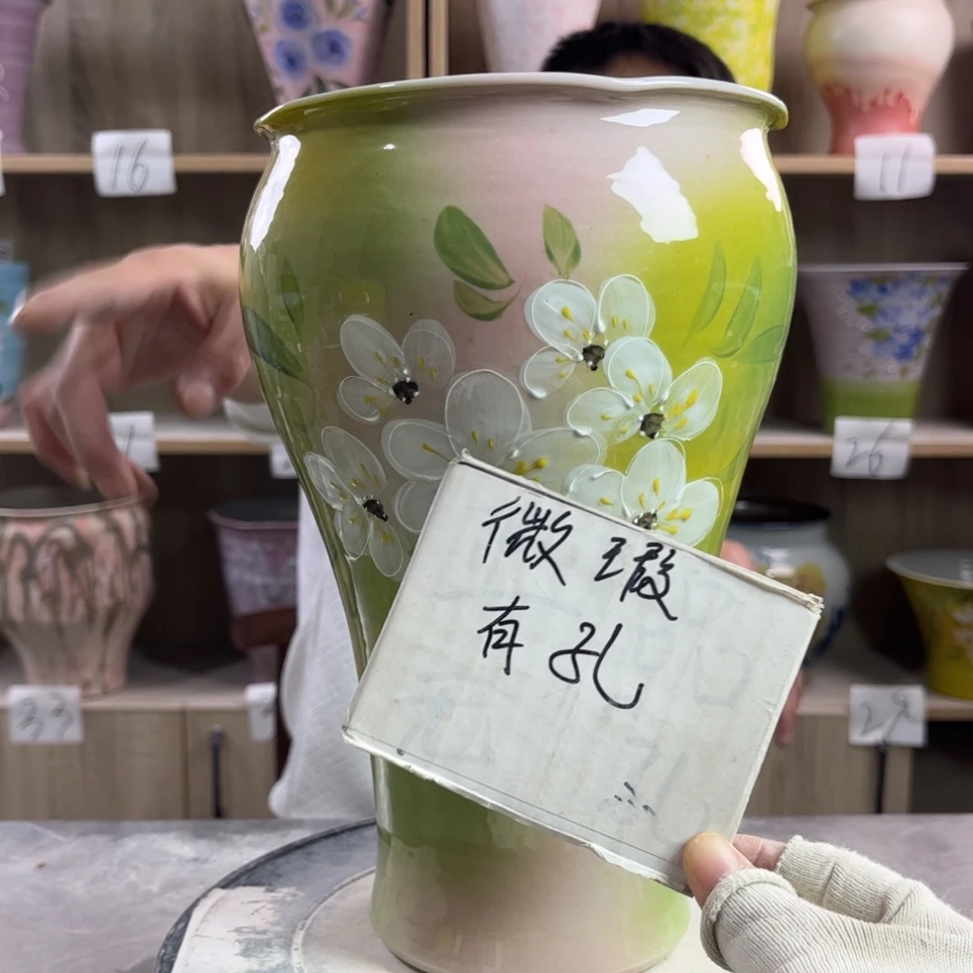 景德镇陶瓷花盆花盆