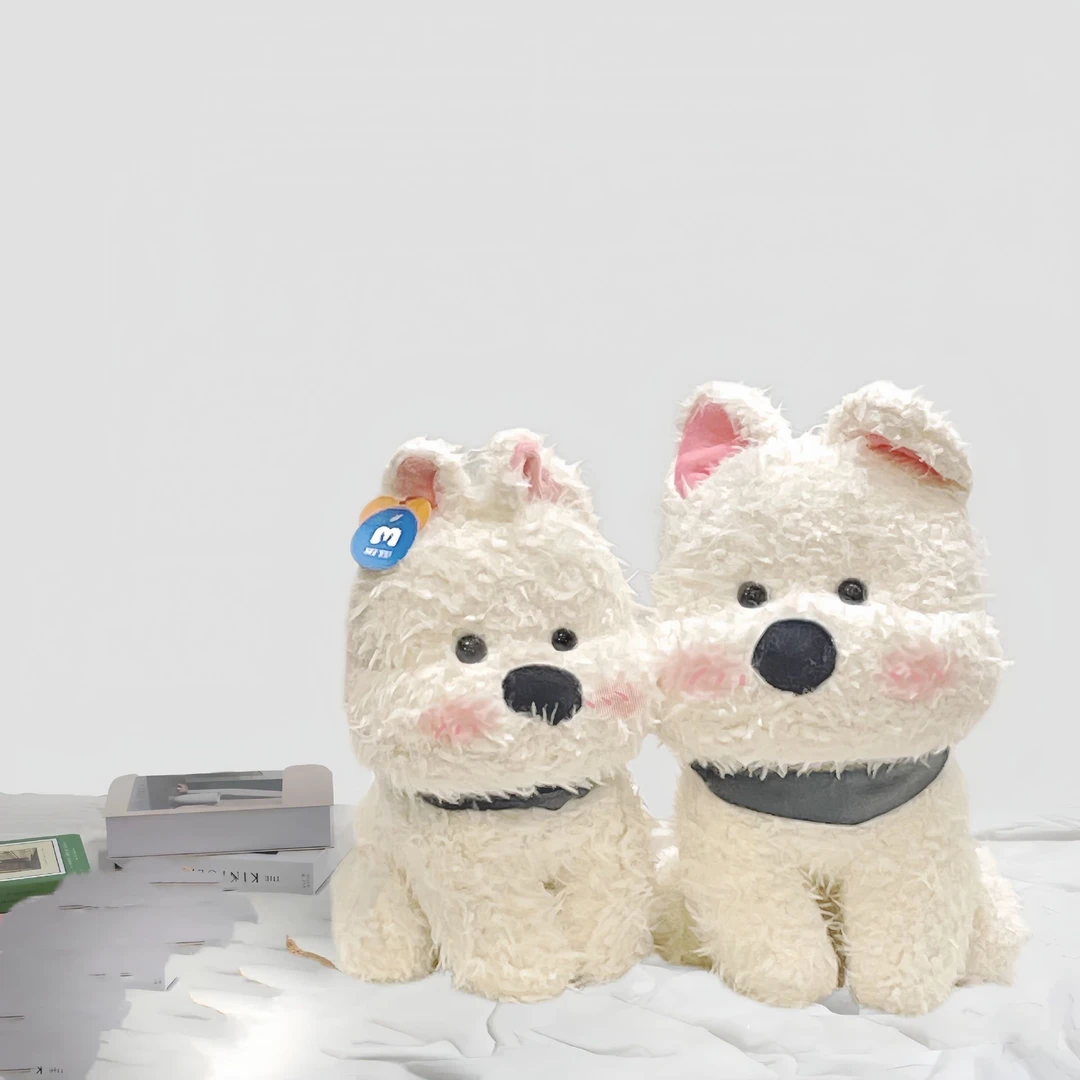 可爱坐款西高地小狗玩偶公仔毛绒玩具女生睡觉抱生日礼物